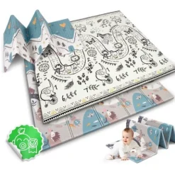 Mata piankowa edukacyjna składana 200 x 150 x 1 cm Nukido NK-341