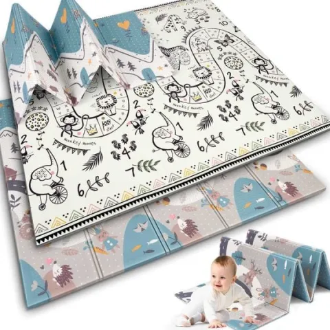 Mata piankowa edukacyjna składana 200 x 150 x 1 cm Nukido NK-341
