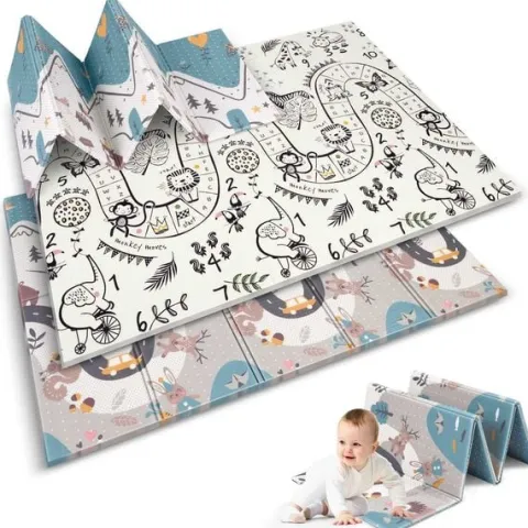Mata piankowa edukacyjna składana 200 x 150 x 1 cm Nukido NK-341