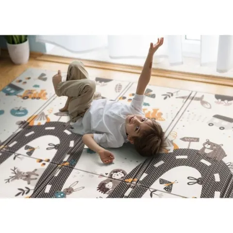 Mata piankowa edukacyjna składana 200 x 180 x 1 cm Nukido NK-340