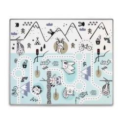 Mata piankowa edukacyjna zwijana 180 x 150 x 1,5 cm Nukido NK-342