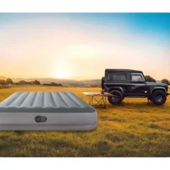 Materac dmuchany 203x152x30 cm z wbudowaną pompką elektryczną INTEX 64114