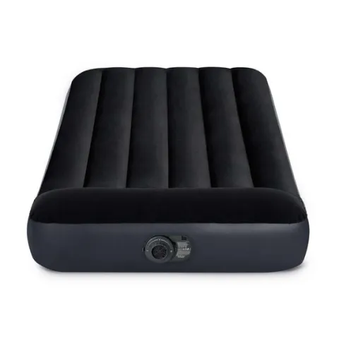 Materac dmuchany 191x99x25 cm z wbudowaną pompką elektryczną INTEX 64146ND