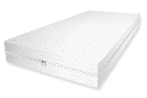 Materac Piankowy 90x200x8cm Dwustronny H3 z Pokrowcem Antyalergiczny V