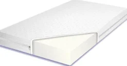 Materac Piankowy 140x200x8cm Dwustronny H3 z Pokrowcem Antyalergiczny V