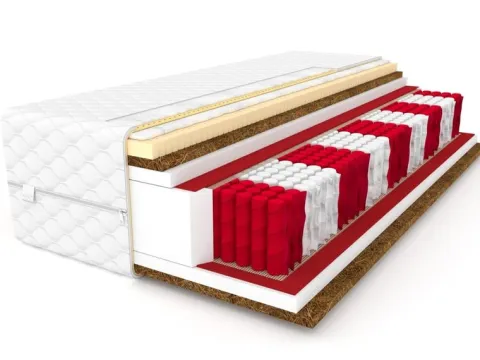 Materac 200x220 PERFECT multipocket kokos lateks