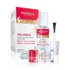 Mavala Nail Shield - Dwufazowa kuracja wzmacniająca, uelastyczniająca i wspierająca miękkie, kruche paznokcie, 2x10ml