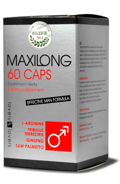 MAXILONG TABLETKI NA POWIĘKSZENIE PENISA POPRAWA EREKCJI MĘSKA POTENCJA 60