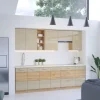 Meble kuchenne ARTISAN CAPPUCINO POŁYSK 260cm cichy domyk