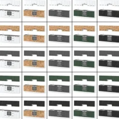 Meble Kuchenne Butelkowa Zieleń Kuchnia Roma 2.8m Modułowa Nowoczesna
