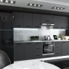 Meble Kuchenne Szare Z Drewnem Kuchnia Roma 2.8m Modułowa Szary Dąb Wotan