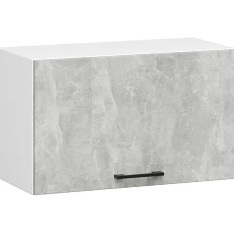 MEBLE KUCHENNE ZESTAW OLIWIA 2.4M BETON-BIAŁY
