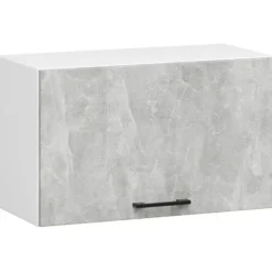 MEBLE KUCHENNE ZESTAW OLIWIA 1.8M BETON-BIAŁY