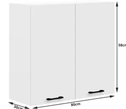 MEBLE KUCHENNE ZESTAW OLIWIA 1.8M BIAŁY