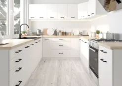 MEBLE KUCHENNE ZESTAW OLIWIA 2.4M BIAŁY