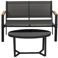 MEBLE OGRODOWE ZESTAW komplet na taras ogród STÓŁ fotele sofa
