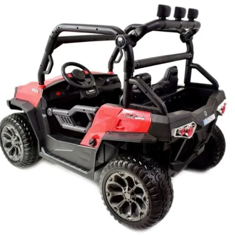 MEGA BUGGY UTV DLA 2 DZIECI, 4 SILNIKI, MIĘKKIE SIEDZENIE, MIĘKKIE KOŁA/7988-HIGH