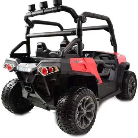 MEGA BUGGY UTV DLA 2 DZIECI, 4 SILNIKI, MIĘKKIE SIEDZENIE, MIĘKKIE KOŁA/7988-HIGH