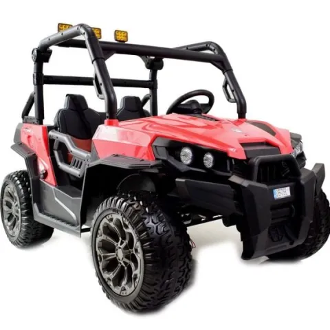 MEGA BUGGY UTV DLA 2 DZIECI, 4 SILNIKI, MIĘKKIE SIEDZENIE, MIĘKKIE KOŁA/7988-HIGH