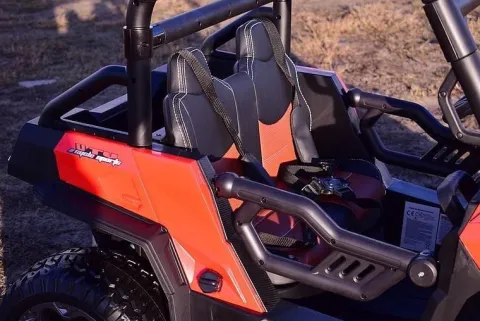 MEGA BUGGY UTV DLA 2 DZIECI, 4 SILNIKI, MIĘKKIE SIEDZENIE, MIĘKKIE KOŁA/7988-HIGH