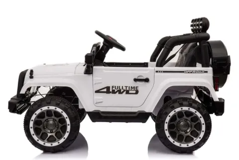MEGA JEEP FULLTIME, NAPĘD 4X4, 1X12V ,WOLNY START/ MIĘKKIE KOŁA, FUNKCJA BUJANIAEXCLUSIVE/7588