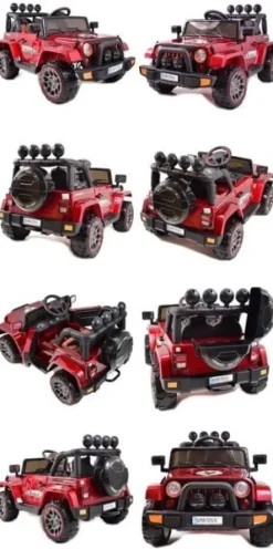 MEGA JEEP FULLTIME, NAPĘD 4X4, 1X12V ,WOLNY START/ MIĘKKIE KOŁA, FUNKCJA BUJANIA EXCLUSIVE LAKIER/7588