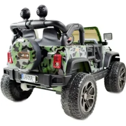MEGA JEEP PERFECT 002B EXCLUSIVE 4x4, WOLNY START/ MIĘKKIE KOŁA,/HP-002B