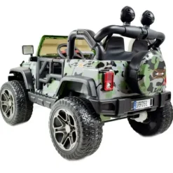 MEGA JEEP PERFECT 002B EXCLUSIVE 4x4, WOLNY START/ MIĘKKIE KOŁA,/HP-002B