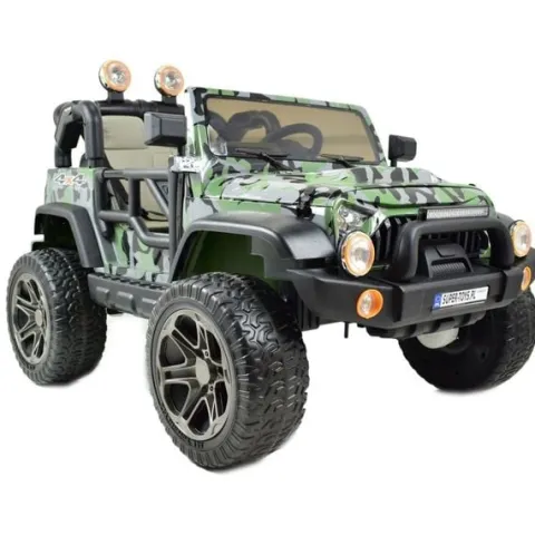 MEGA JEEP PERFECT 002B EXCLUSIVE 4x4, WOLNY START/ MIĘKKIE KOŁA,/HP-002B