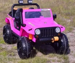MEGA JEEP 4 SPEED DLA DZIECKA I DLA RODZICA 4x4, DO 100 kg - STEROWANIE TELEFONEM, WALIZKA - HIT/XB1118