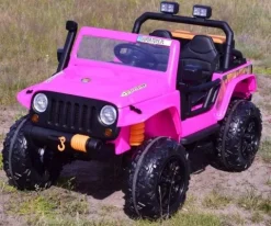 MEGA JEEP 4 SPEED DLA DZIECKA I DLA RODZICA 4x4, DO 100 kg - STEROWANIE TELEFONEM, WALIZKA - HIT/XB1118