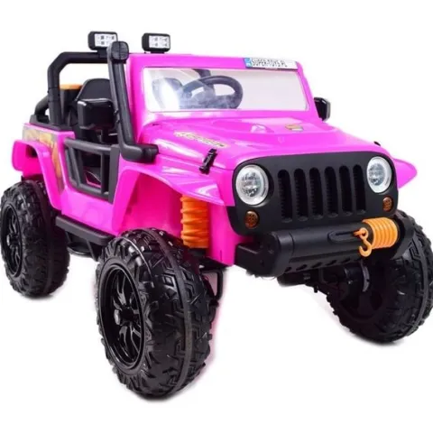 MEGA JEEP 4 SPEED DLA DZIECKA I DLA RODZICA 4x4, DO 100 kg - STEROWANIE TELEFONEM, WALIZKA - HIT/XB1118