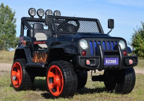 MEGA JEEP SUNSHINE, NAPĘD 4X4, 2X12V, WOLNY START/ MIĘKKIE KOŁA, BLUETOOTH, RADIO EXCLUSIVE/2388