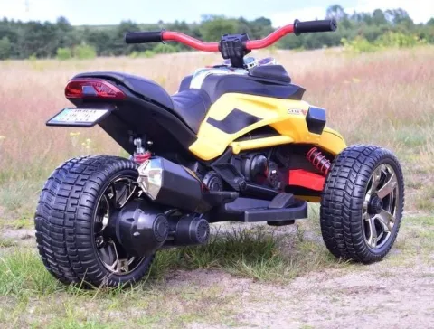 MEGA MOCNY MOTOR 3 KOŁOWY LAND 55, AMORTYZATORY, MIĘKKIE KOŁA/XB3118