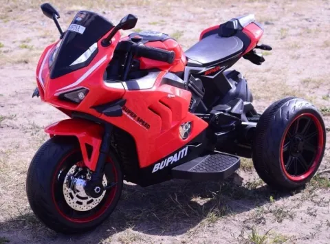 MEGA MOTOR 3 KOŁOWY BUPAITI, DWA SILNIKI , ŚWIECĄCE KOŁA/BPD-818