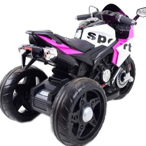 MEGA MOTOR 3 KOŁOWY SPORT, DWA SILNIKI , MIĘKKIE KOŁA, MIĘKKIE SIEDZENIE, GAZ W MANETCE/FB6886