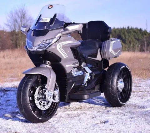 MEGA MOTOR TURYSTYCZNY NA AKUMULATOR , LAKIER, ŚWIATŁA/ HLW1688