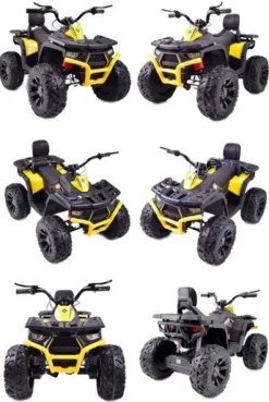 MEGA QUAD TOP SPEED 4X45W, SUPER MOC, GAZ W MANETCE, HAMULCE, PILOT/JC-333