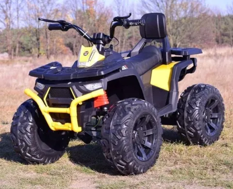 MEGA QUAD TOP SPEED 4X45W, SUPER MOC, GAZ W MANETCE, HAMULCE, PILOT/JC-333