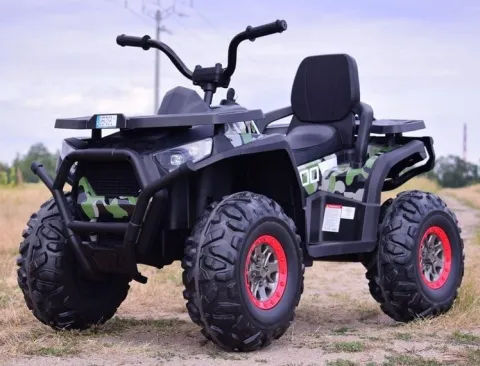 MEGA WIELKI QUAD, AMORTYZATORY, MIĘKKIE KOŁA, PILOT, WOLNY START, /XMX607