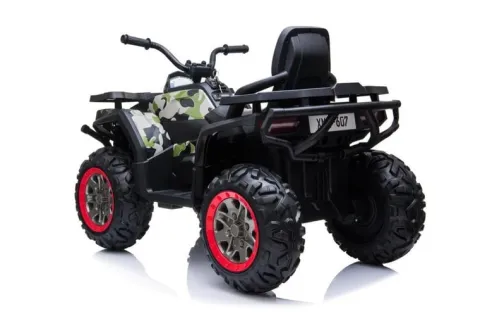 MEGA WIELKI QUAD, AMORTYZATORY, MIĘKKIE KOŁA, PILOT, WOLNY START, /XMX607