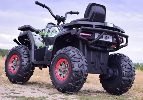 MEGA WIELKI QUAD, AMORTYZATORY, MIĘKKIE KOŁA, PILOT, WOLNY START, /XMX607