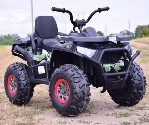 MEGA WIELKI QUAD, AMORTYZATORY, MIĘKKIE KOŁA, PILOT, WOLNY START, /XMX607