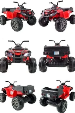MEGA WIELKI QUAD 24 V, 2X100W, AMORTYZATORY, MIĘKKIE KOŁA, RADIO/0909-24V