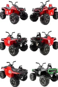 MEGA WIELKI QUAD 4X4, AMORTYZATORY, MIĘKKIE KOŁA, PILOT, WOLNY START,/LB8868