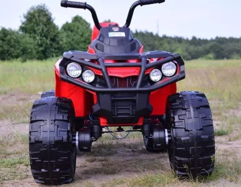 MEGA WIELKI QUAD 4X4, AMORTYZATORY, MIĘKKIE KOŁA, PILOT, WOLNY START,/LB8868