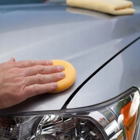 Meguiars Soft Foam Applicator Pad Aplikator Wosk Słoneczko Gąbka 2 szt