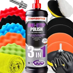 Menzerna 3W1 1000ML One Step Gąbki Polerskie Zestaw Do Polerowania Lakieru