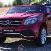 MERCEDES GLS 63, 4 SILNIKI, 2X12 V, MIĘKKIE KOŁA, MIĘKKIE SIEDZENIE DLA 2 DZIECI/HL228
