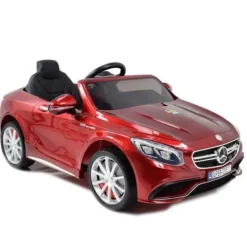 MERCEDES S63 AMG LICENCJA,LAKIER, MIĘKKIE KOŁA EVA FULL OPCJA/HL169